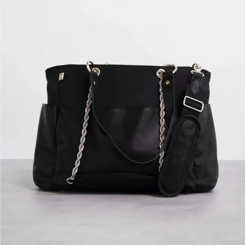 NWT BEIS Diaper Bag Tote Black